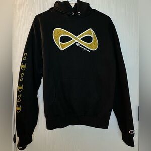 Champion Black & Gold Infinity Sweatshirt Women’s‎ Small